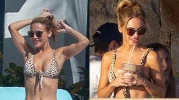 Chrishell Stause wows in leopard print bikini during Mexican getaway following split from boss Jason Oppenheim