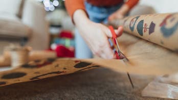Woman shares clever use for leftover wrapping paper pieces