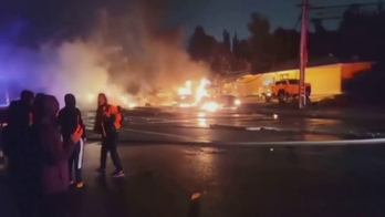Aircraft crashes in residential area in Southern California