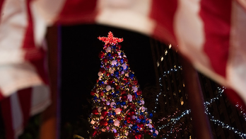 FOX News Media's All-American Christmas Tree rebuilt, relit at NYC headquarters following arson attack