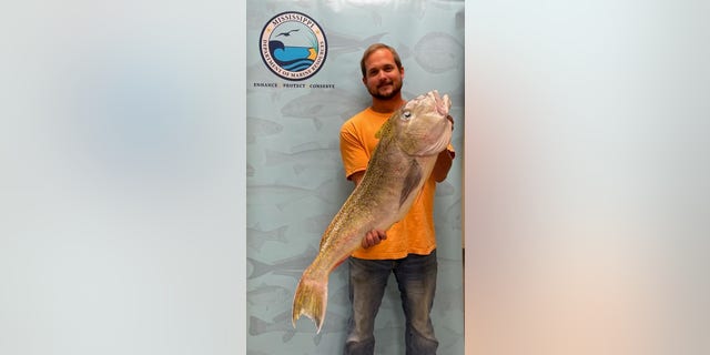 Dustin Conway set a record with a Golden Tilefish weighing 20 pounds and 11.68 ounces.