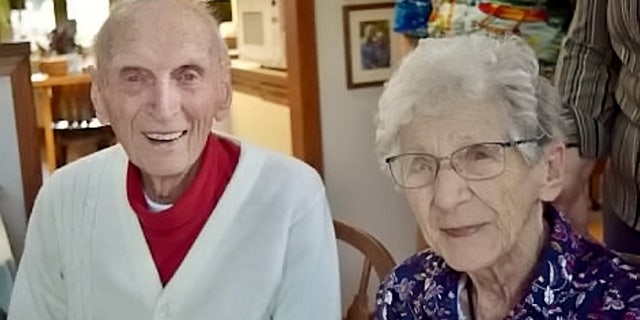 When hospice staff learned that Royce and Frankie didn’t have their original wedding photographed, the carers decided to throw the Kings another wedding celebration, complete with photographer. (Courtesy of SWNS)