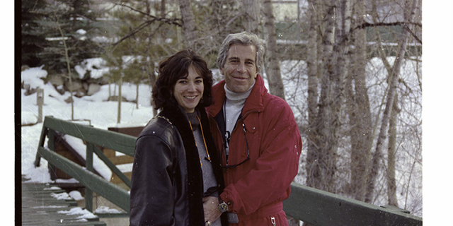 Ghislaine Maxwell and Jeffrey Epstein in an undated evidence photo.