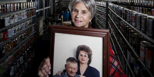 Luverne Kahl, from Pearl River, La., is preparing to sell her late husband's beer can collection, so she can get repairs done on her roof, which was damaged by Hurricane Ida.