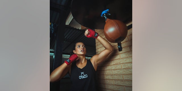 Antonia Figueroa said she exercises daily to stay in shape.