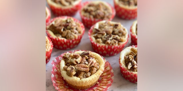 Baileys Streusel Cheesecake Cups from Quiche My Grits (Courtesy of Quiche My Grits)