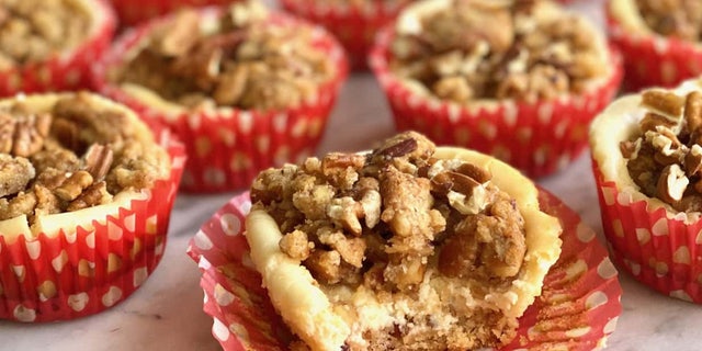 Baileys Streusel Cheesecake Cups from Quiche My Grits. (Courtesy of Quiche My Grits)