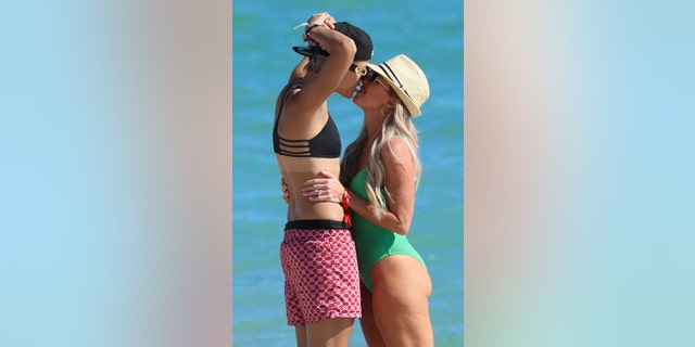 ‘Real Housewives of Orange County’ star Braunwyn Windham-Burke was spotted with her new girlfriend Victoria Brito in Miami.