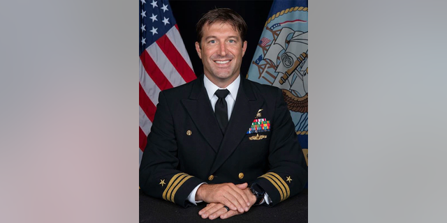 Cmdr. Brian Bourgeois, commanding officer of SEAL Team 8.