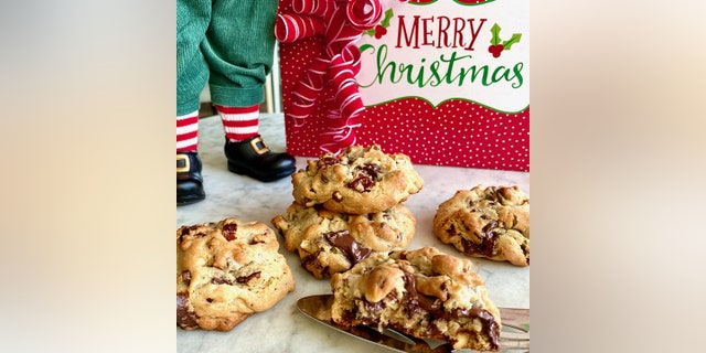 Santa's Chocolate Chip Cookies
