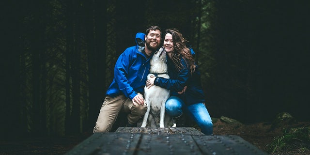 The couple moved into their current boat, a 40-foot steel sailboat, earlier this year, along with their dog Max. (SWNS) 