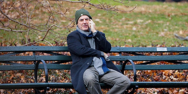 Chris Noth was seen spending time alone in New York on Christmas.