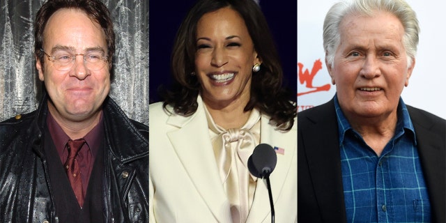 Dan Aykroyd (left), Kamala Harris (center) and Martin Sheen (right) are all expected to participate in the event as well.