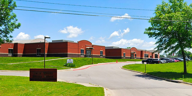 The lawsuit stated that the student was denied access to the boys' restrooms and lock rooms at Delta Woods Middle School, pictured above, and the Freshman Center.