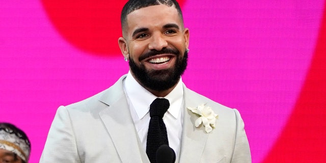 Drake accepts the artist of the decade award at the Billboard Music Awards on Sunday, May 23, 2021, at the Microsoft Theater in Los Angeles.