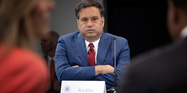 White House chief of staff Ron Klain attends an event with governors of western states and members of the Biden administration cabinet June 30, 2021, in Washington. 