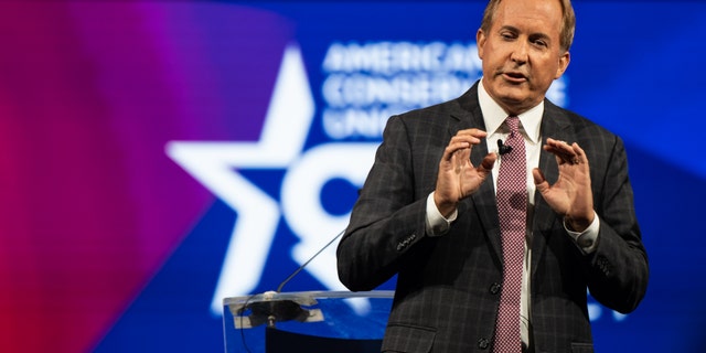 Texas Attorney General Ken Paxton during the Conservative Political Action Conference on July 11, 2021, in Dallas. (Brandon Bell/Getty Images)