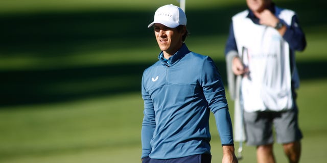 MADRID, SPAIN - 十月 07: Thorbjorn Olesen of Denmark looks on during the Acciona Open Espana of Golf, Spain Open, at Casa de Campo on October 07, 2021, in Madrid, S西班牙