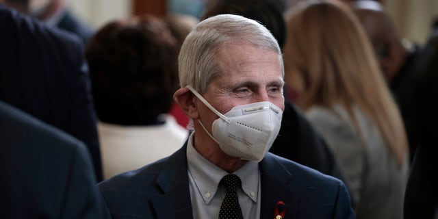 Dr. Anthony Fauci at the White House on Dec. 1.