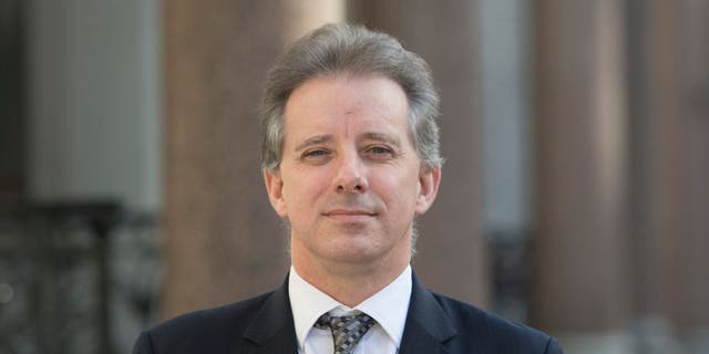 Christopher Steele, the former MI6 agent who set-up Orbis Business Intelligence and compiled a dossier on Donald Trump, in London where he has spoken to the media for the first time. 