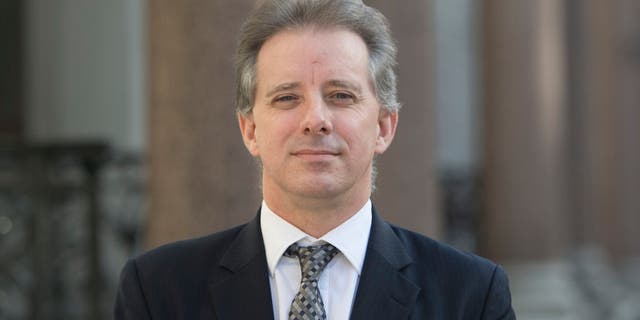 Christopher Steele, the former MI6 agent who set-up Orbis Business Intelligence and compiled a dossier on Donald Trump, in London where he has spoken to the media for the first time. 