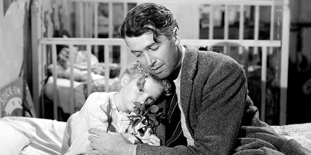 Karolyn Grimes said she enjoyed working with the "gentle" Jimmy Stewart.