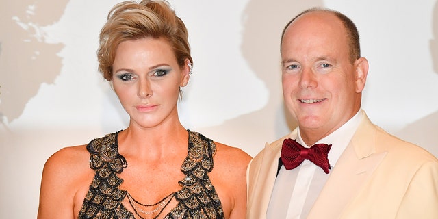 Princess Charlene, seen here with her husband Prince Albert, was on an extended stay in her home country of South Africa.