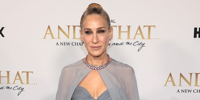 Sarah Jessica Parker at the "And Just Like That" premiere in New York City. 