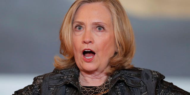 Former Secretary of State Hillary Clinton arrives for the opening ceremony of the Generation Equality Forum at the Louvre Carrousel in Paris, France, June 30, 2021.