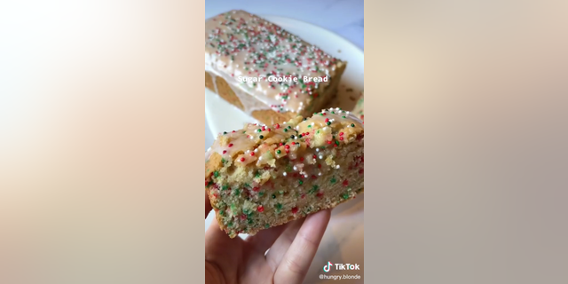 Gracie Gordon from the food and wellness lifestyle blog Hungry Blonde shared her ‘Sugar Cookie Bread’ recipe with Fox News Digital.