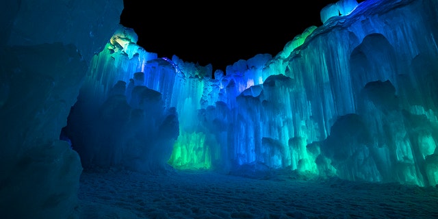 Ice Castle in Lake George, NY (provided by AJ Meller of Ice Castle)