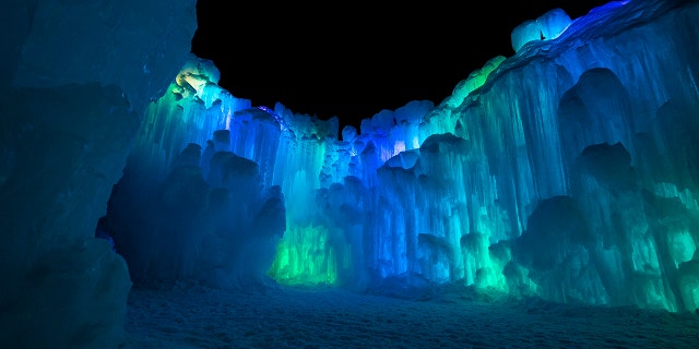 Ice Castle in Lake George, NY (provided by AJ Meller of Ice Castle)