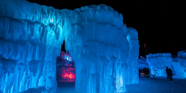 Ice Castle in New Brighton, Minnesota (AJ Meller)