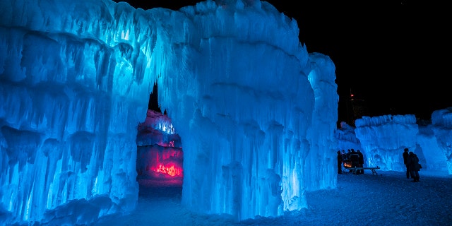 Ice Castle in New Brighton, Minnesota (AJ Meller)