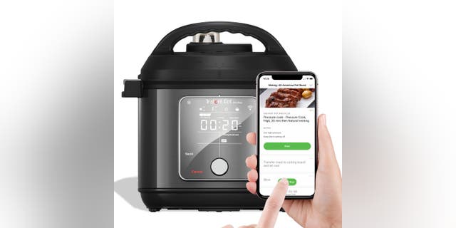Instant Pot Pro Plus paired with the Instant Brands Connect app