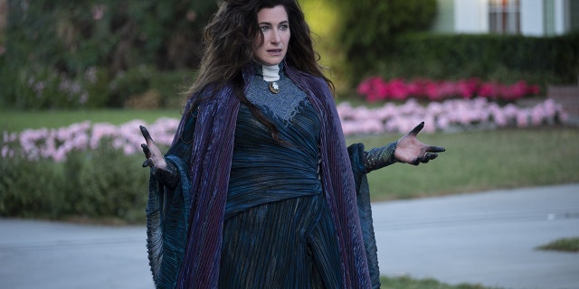 Kathryn Hahn in "WandaVision." The actress was expected to earn a Golden GLobe nomination for her supporting role.