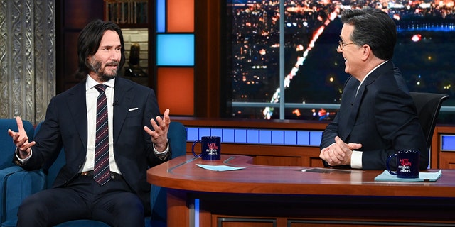 Reeves, hablando en The Late Show with Stephen Colbert, explicó que tenía 