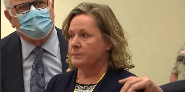 Former Brooklyn Center police officer Kim Potter listens to the jury's verdict in the Hennepin County Government Center in Minnesota, on Thursday, Dec. 23, 2021. (Image: Fox News)