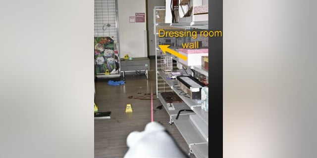 Footage released by the LAPD shows the dressing room where Orellana-Peralta was shot and killed.