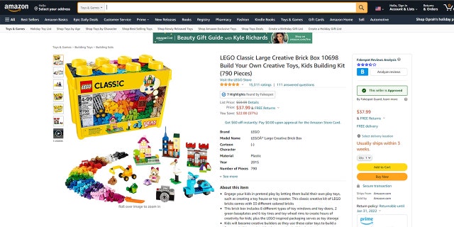 LEGO Classic Large Creative Brick Box