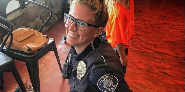Lakewood Police Agent Ashley Ferris was credited for her bravery during a shooting spree earlier this week.
