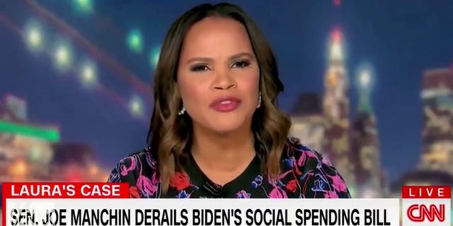 CNN's Laura Coates rails against Sen. Joe Manchin's, D-W.Va., opposition to the Build Back Better bill. December 20, 2021 (Screenshot/CNN)