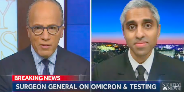 NBC News' Lester Holt discusses the omicron variant of the coronavirus with U.S. Surgeon General Vivek Murthy.