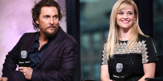 Matthew McConaughey revealed his first celebrity crush was Reese Witherspoon.