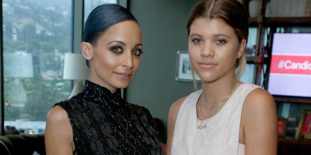 Richie's younger sister is model Sofia Richie (right).