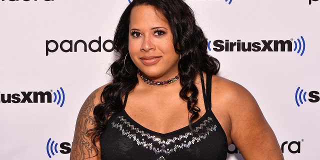 Professional wrestler and actress Nyla Rose visits SiriusXM Studios on October 4, 2019 in New York City.