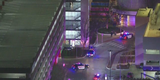 Two suspects were in police custody and one remained at large after shots rang out at a Chicago-area shopping mall on Thursday night.