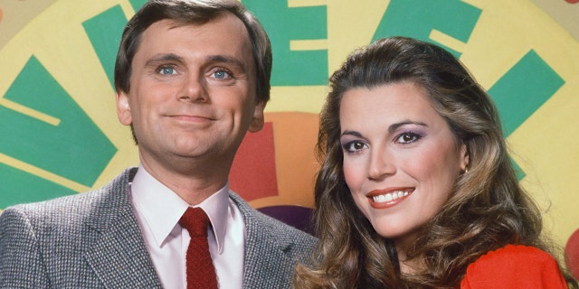 Pat Sajak and Vanna White in their early days of hosting "Wheel of Fortune."