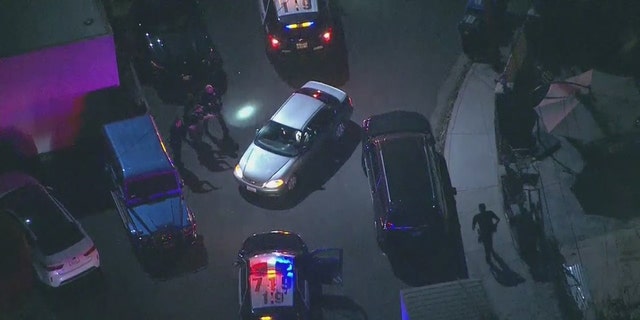 Los Angeles Police-chase Suspect Rams Into Police Cruisers In Studio ...