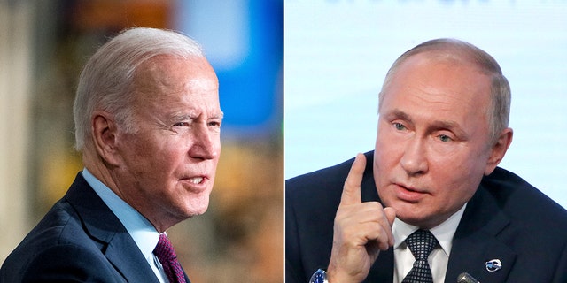 Biden voiced "concerns" with Russian aggression towards Ukraine in a conversation wiht Putin, the White House said. 